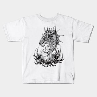 Regal Dragon - ink Kids T-Shirt